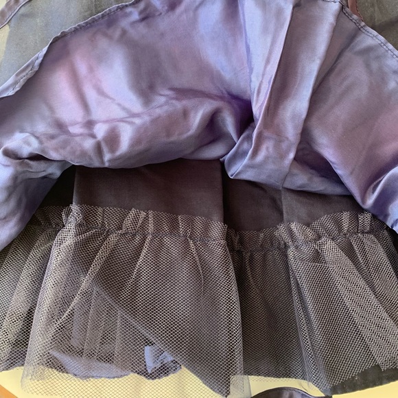 Rare Editions Girls Party Holiday Dress Navy Size 3T Tulle Embellished Red Rose - Picture 4 of 8